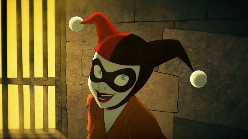 Harley Quinn (Kaley Cuoco) plans her next move.
